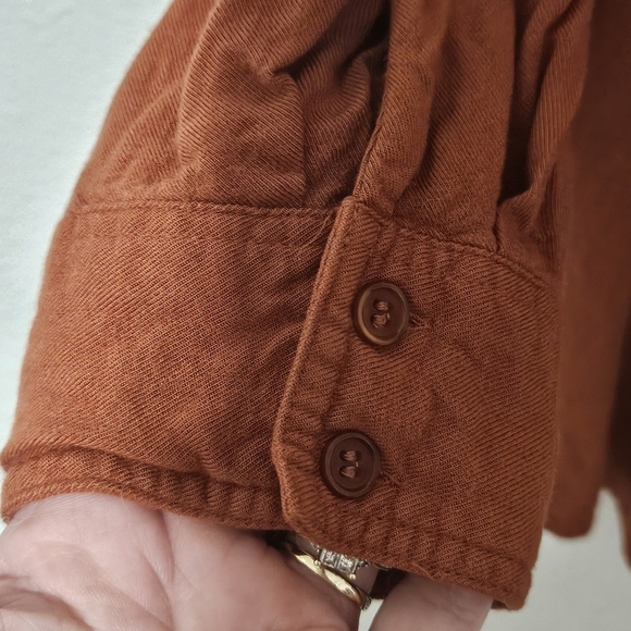 Soft Surroundings burnt orange top size medium - Picture 4 of 11